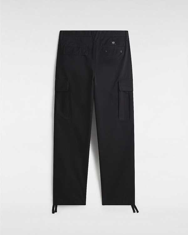 Black Vans Service Cargo Loose Tapered Men Pants | VN4928307