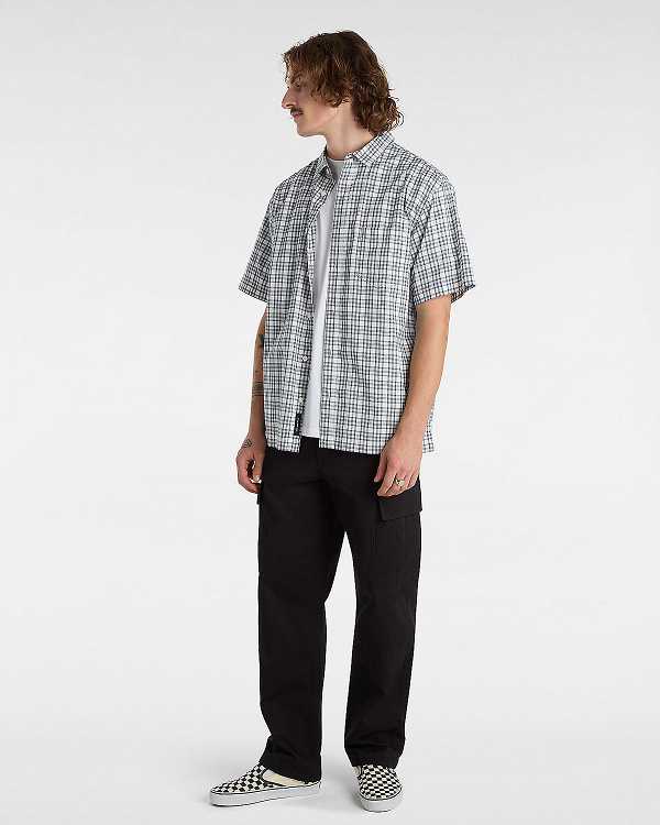 Black Vans Service Cargo Loose Tapered Men Pants | VN4928307