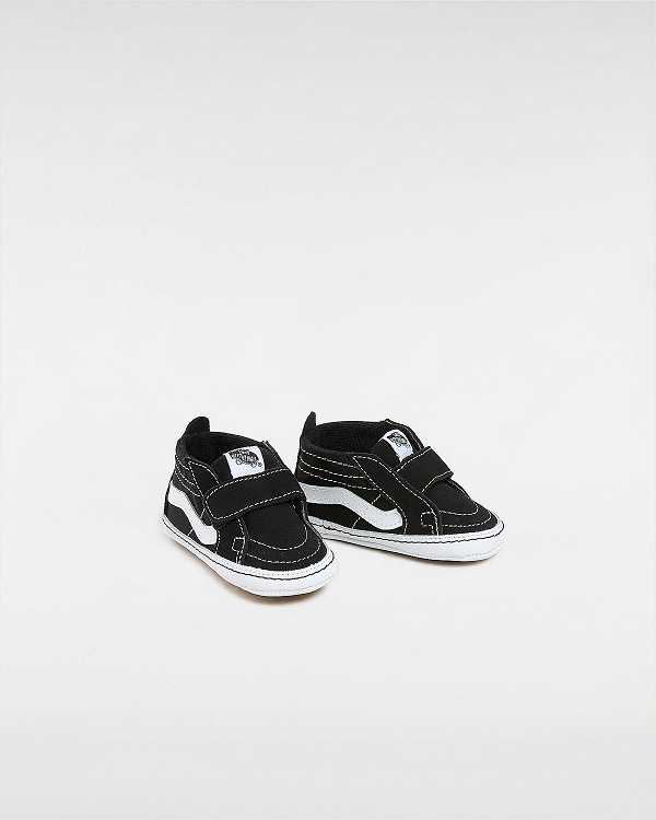 Black Vans Sk8-Hi Crib (0-1 year) Kids' Sneakers | VN1354709