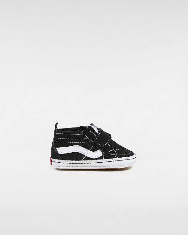 Black Vans Sk8-Hi Crib (0-1 year) Kids\' Sneakers | VN1354709