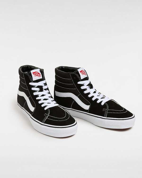 Black Vans Sk8-Hi Men Sneakers | VN6854912