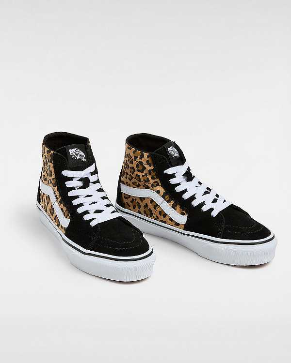 Black Vans Sk8-Hi Tapered Men Sneakers | VN8409512