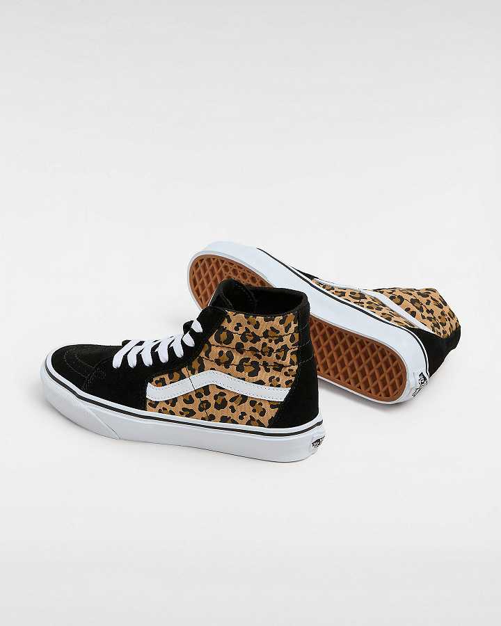 Black Vans Sk8-Hi Tapered Men Sneakers | VN8409512