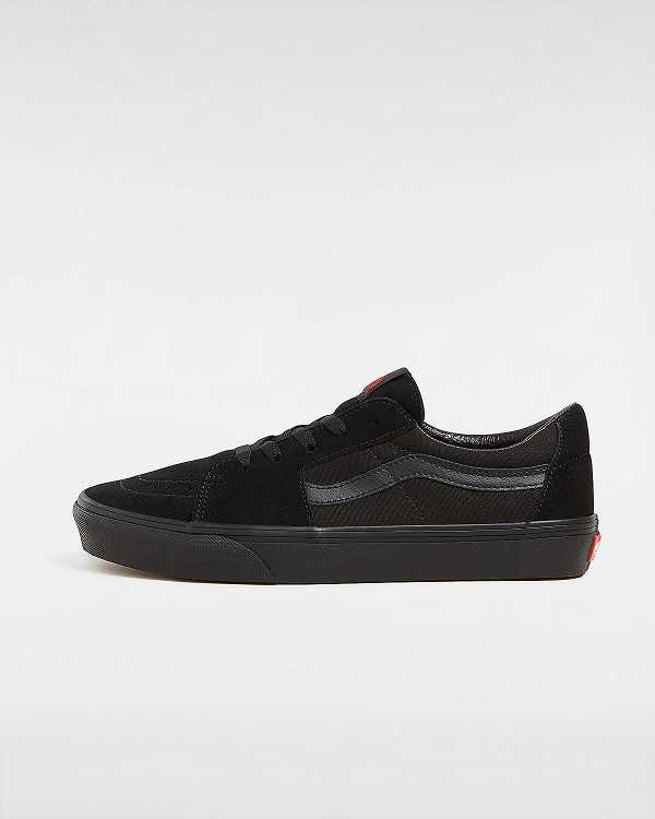 Black Vans Sk8-Low Women Sneakers | VN3958216