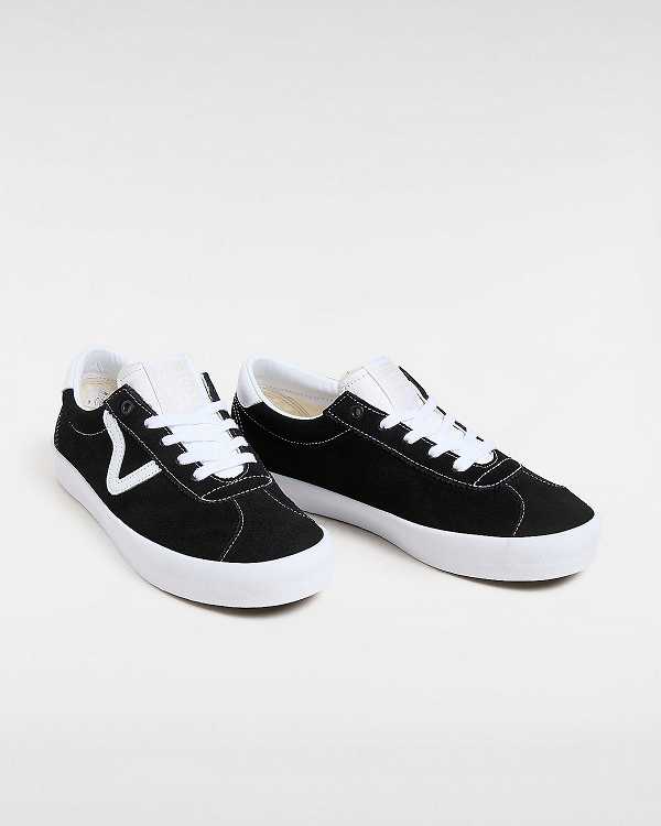 Black Vans Skate Sport Men Sneakers | VN3248160