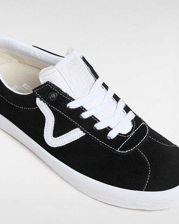 Black Vans Skate Sport Men Sneakers | VN3248160