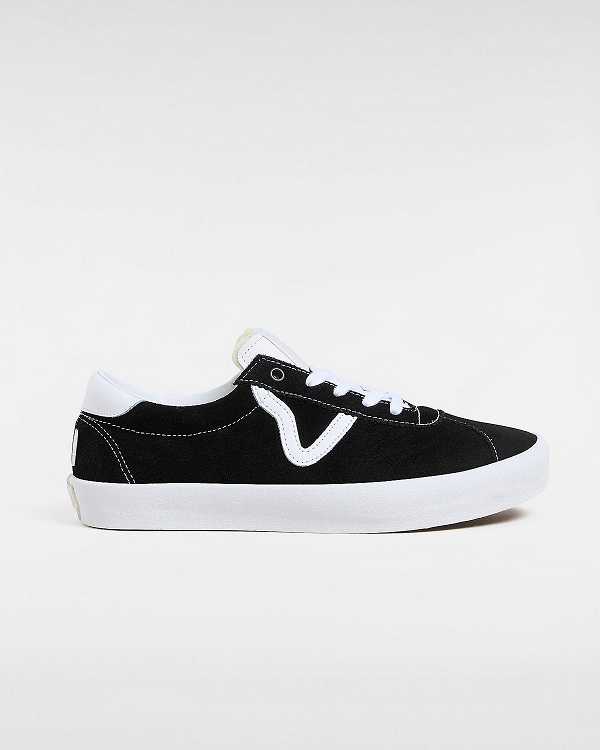Black Vans Skate Sport Men Sneakers | VN3248160