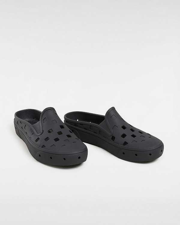 Black Vans Slip-On TRK MTE Men Mules | VN1879563