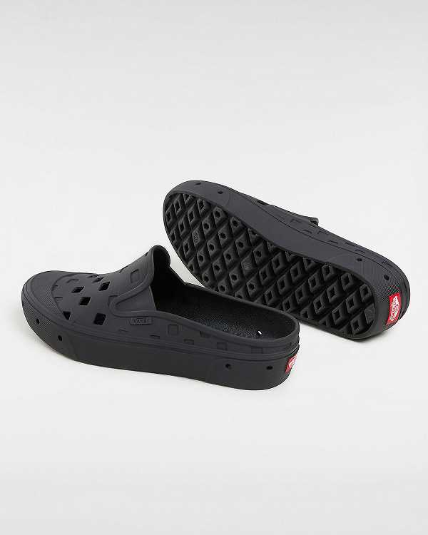 Black Vans Slip-On TRK MTE Men Mules | VN1879563