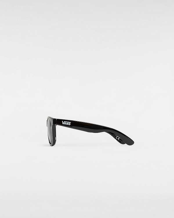 Black Vans Spicoli Unisex Sunglasses | VN6504321