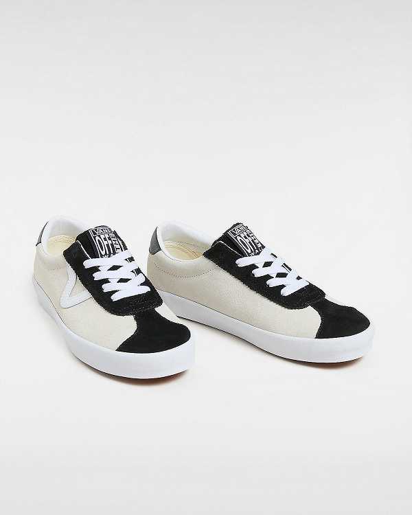 Black Vans Sport Low Suede Women Sneakers | VN0342981