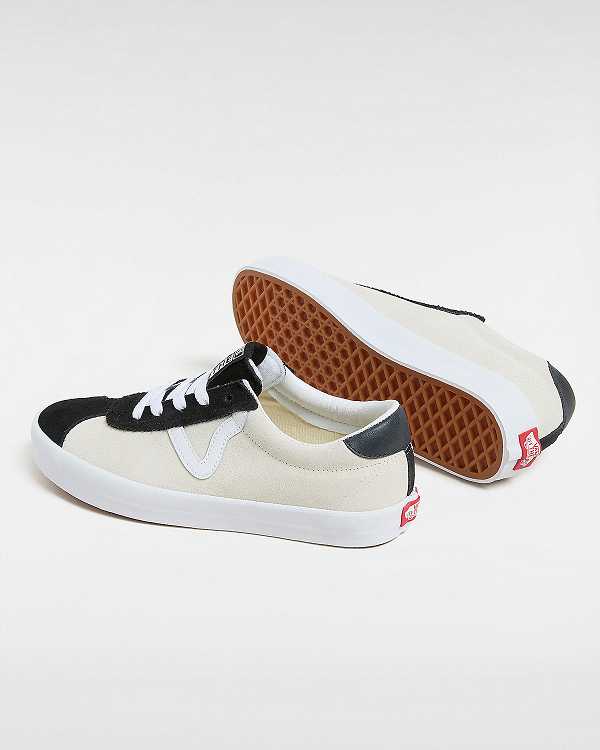 Black Vans Sport Low Suede Women Sneakers | VN0342981
