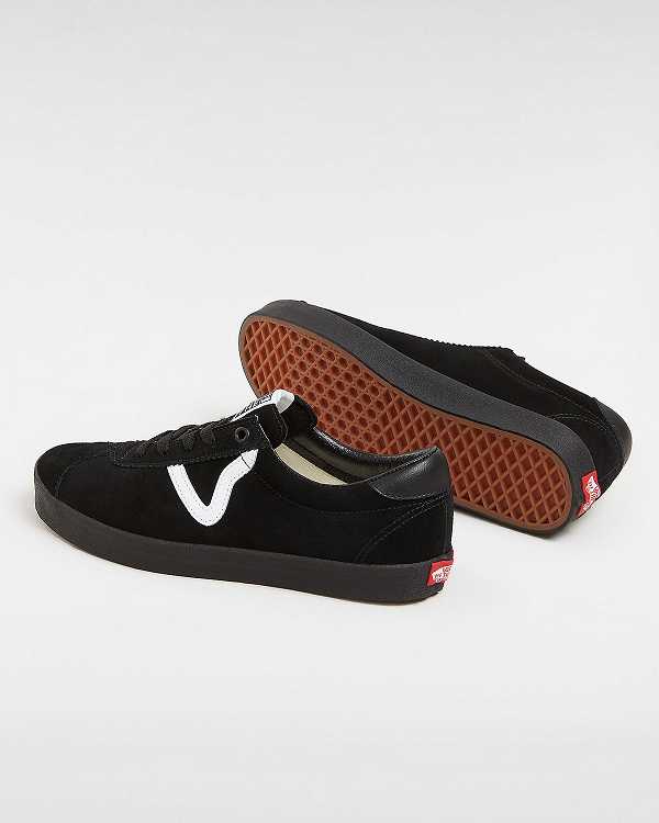 Black Vans Sport Low Women Sneakers | VN3294076