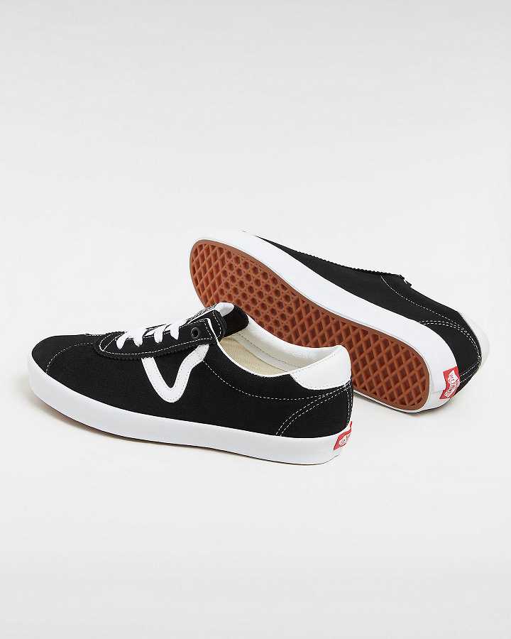 Black Vans Sport Low Women Sneakers | VN4027318