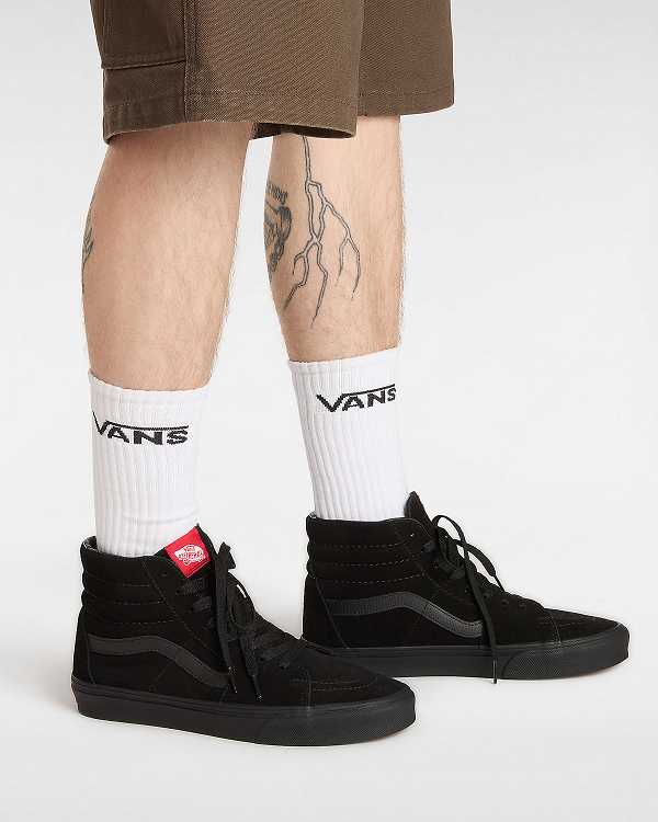 Black Vans Suede Sk8-Hi Women Sneakers | VN0235148