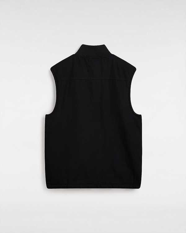 Black Vans Talbot Reversible Women Vest | VN5026713
