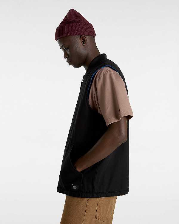 Black Vans Talbot Reversible Women Vest | VN5026713