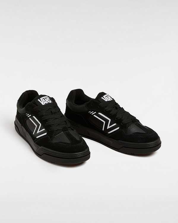 Black Vans Upland Women Sneakers | VN1428596