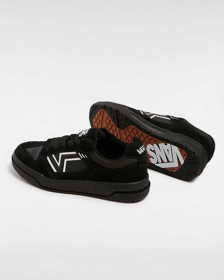 Black Vans Upland Women Sneakers | VN1428596