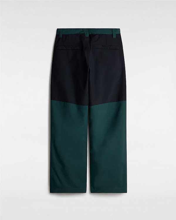 Black / Green Vans MTE Hellbound Men Pants | VN3596217