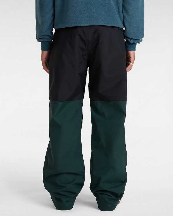 Black / Green Vans MTE Hellbound Men Pants | VN3596217