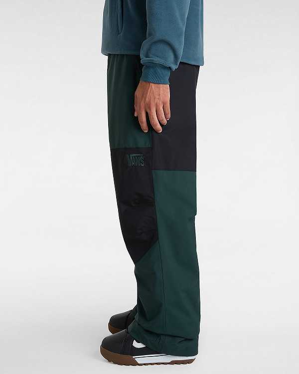 Black / Green Vans MTE Hellbound Men Pants | VN3596217