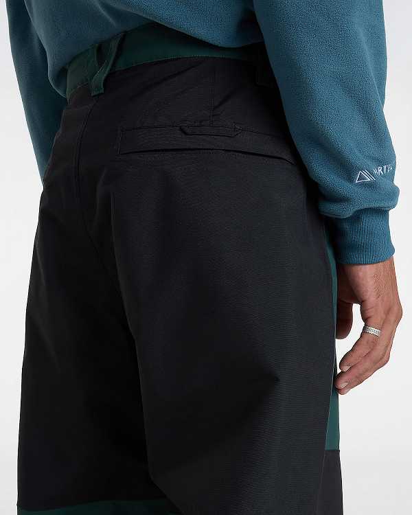 Black / Green Vans MTE Hellbound Men Pants | VN3596217