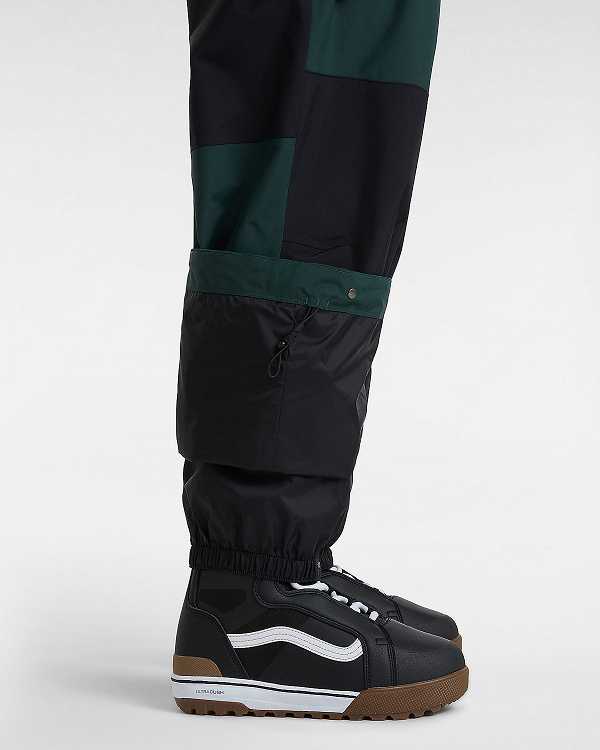 Black / Green Vans MTE Hellbound Men Pants | VN3596217