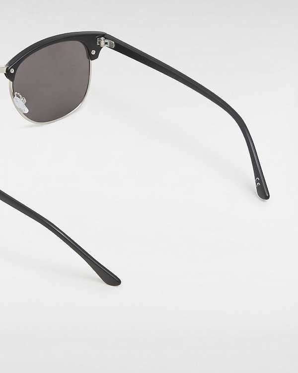 Black / Grey Vans Dunville Unisex Sunglasses | VN9725180