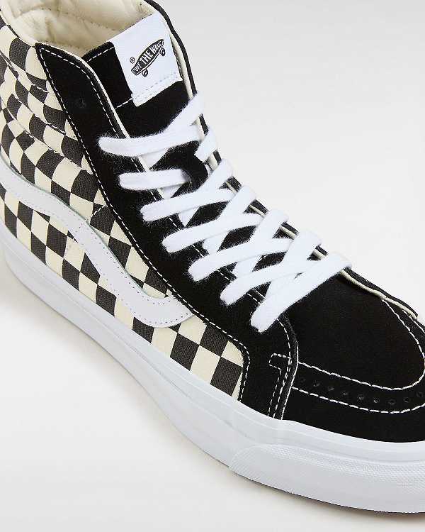 Black / White Vans Premium Sk8-Hi 38 Reissue Women Skate Shoes | VN0352719