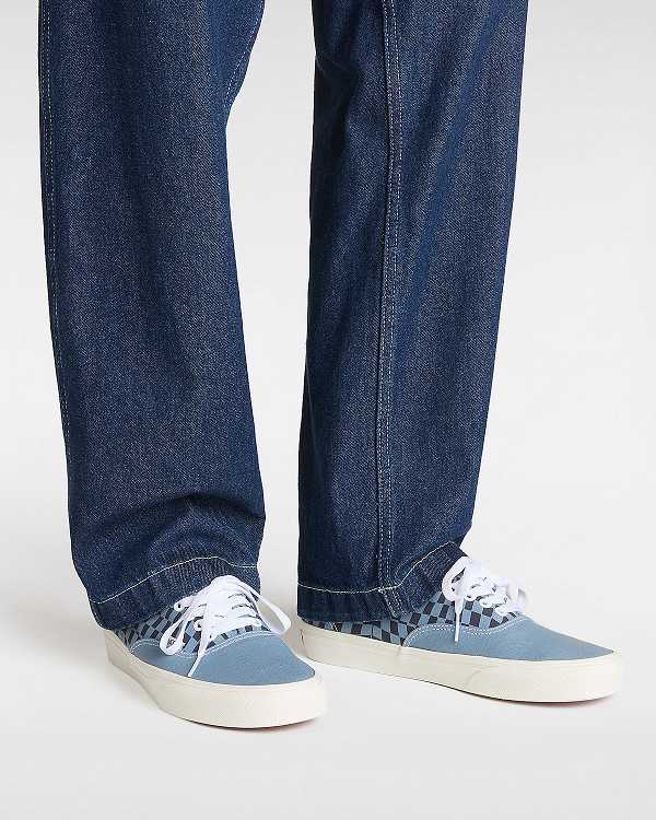 Blue Vans Authentic Men Sneakers | VN9142356
