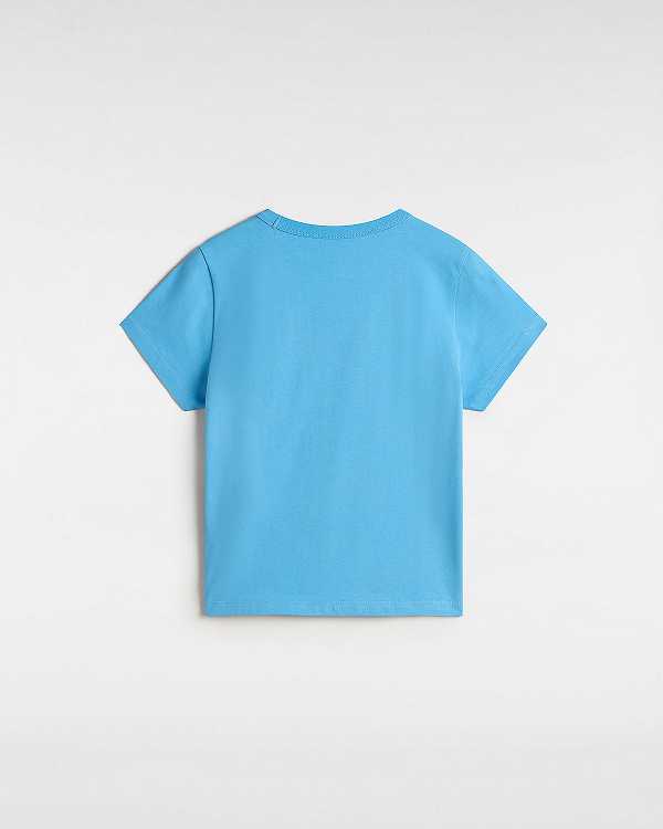 Blue Vans Basic mini Women T Shirts | VN0849356