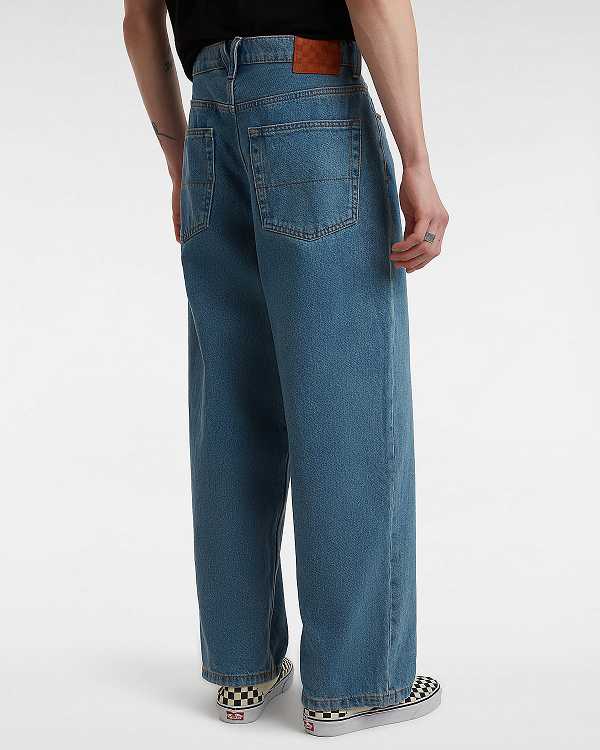 Blue Vans Check-5 Baggy Men Pants | VN9307651