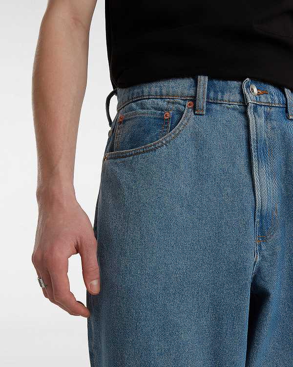 Blue Vans Check-5 Baggy Men Pants | VN9307651