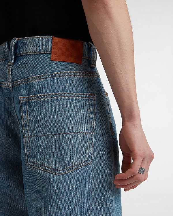 Blue Vans Check-5 Baggy Men Pants | VN9307651