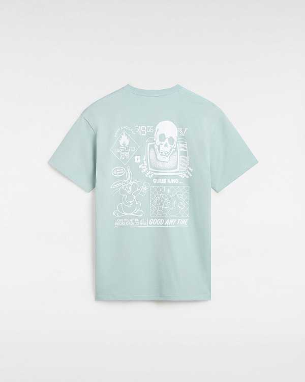 Blue Vans Crazy Eddy Women T Shirts | VN2496380