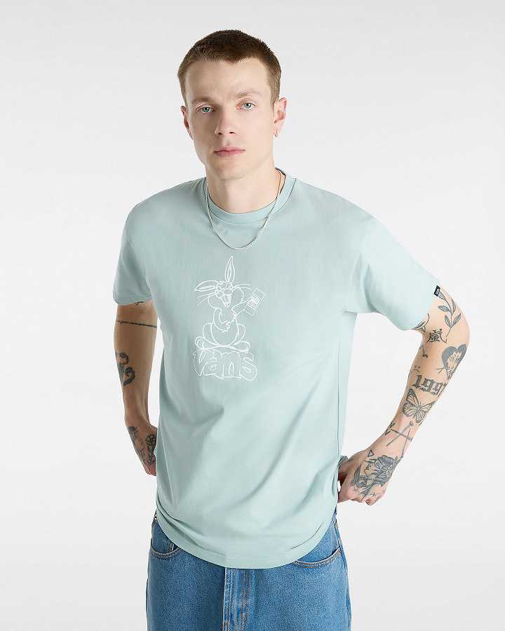 Blue Vans Crazy Eddy Women T Shirts | VN2496380