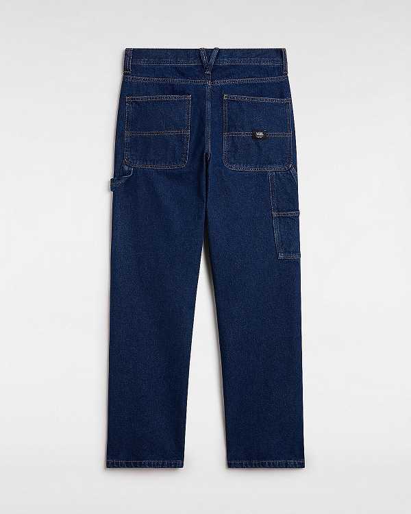 Blue Vans Drill Chore Relaxed Carpenter Women Pants | VN4958236