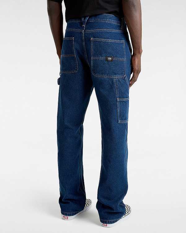 Blue Vans Drill Chore Relaxed Carpenter Women Pants | VN4958236