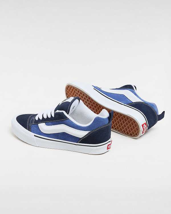 Blue Vans Knu Skool Women Skate Shoes | VN9805714
