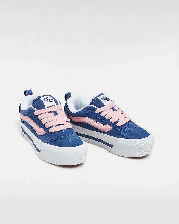Blue Vans Knu Stack Women Sneakers | VN5328769