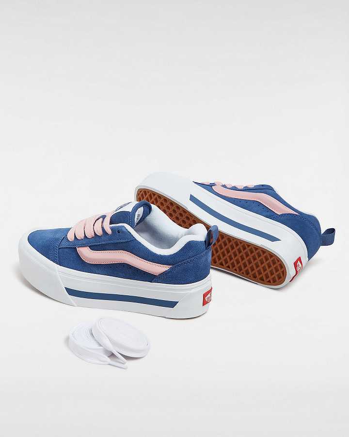 Blue Vans Knu Stack Women Sneakers | VN5328769