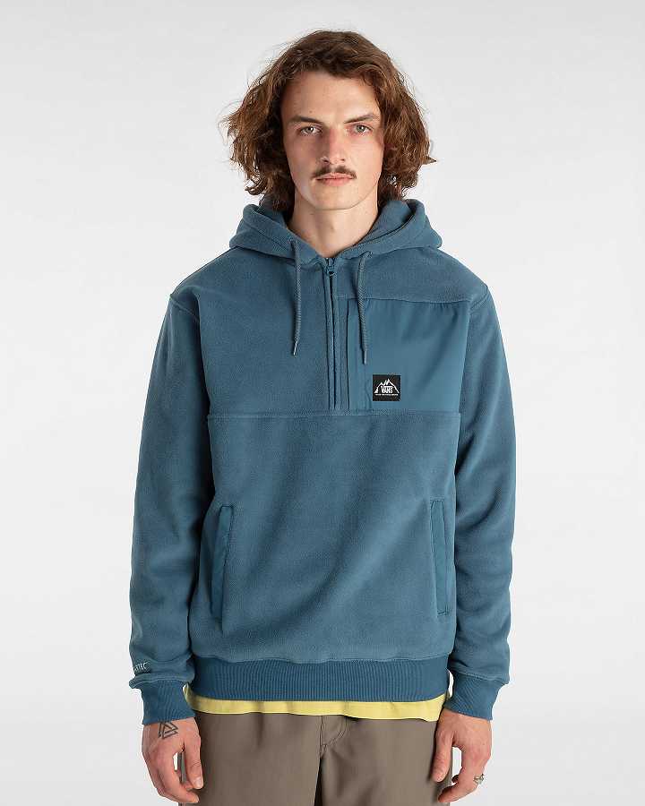 Blue Vans MTE Polartec Men Hoodie | VN4130675