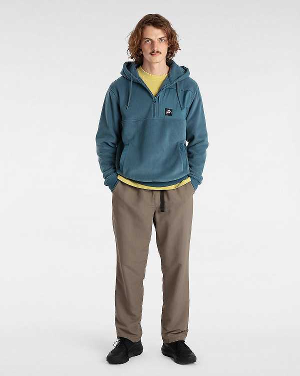 Blue Vans MTE Polartec Men Hoodie | VN4130675