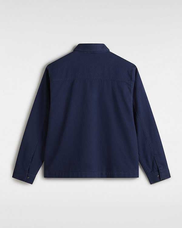 Blue Vans Mcavoy Station Women Jacket | VN8472195