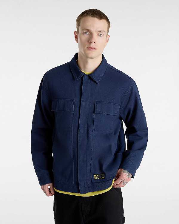 Blue Vans Mcavoy Station Women Jacket | VN8472195