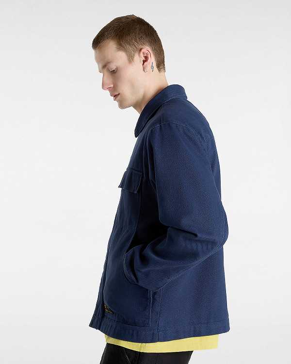 Blue Vans Mcavoy Station Women Jacket | VN8472195