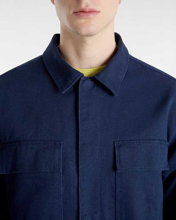 Blue Vans Mcavoy Station Women Jacket | VN8472195