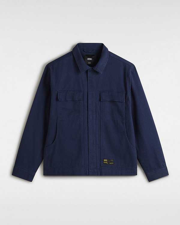 Blue Vans Mcavoy Station Women Jacket | VN8472195