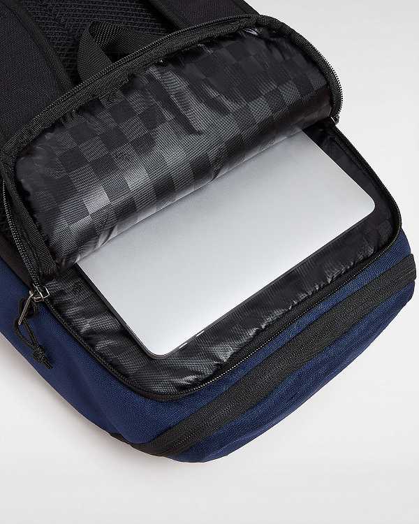 Blue Vans Obstacle Unisex Backpacks | VN2839617